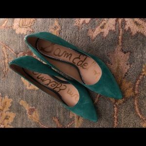 Sam Edelman Emerald green pumps